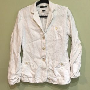 100% linen blazer.